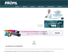 Tablet Screenshot of groupeprofil.fr